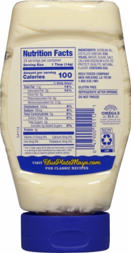 Blue Plate® Real Mayo Perspective: back