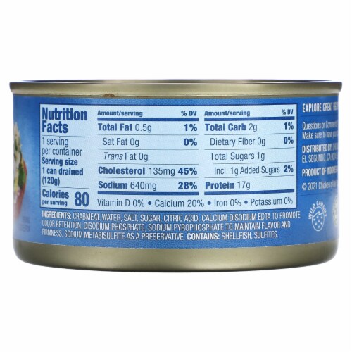 Chicken of the Sea Wild Caught Lump Crab Meat, 6 oz - Kroger
