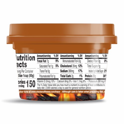Chicken of the Sea® Infusions™ Natural Smoked Flavor Wild-Caught Tuna Perspective: back