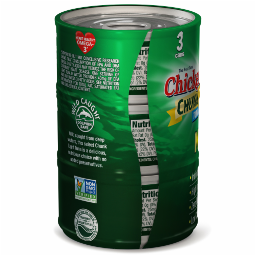 Chicken of the Sea® Chunk Light Tuna In Water Mini™ Cans Perspective: back