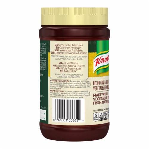 Knorr Selects Granulated Vegetable Bouillon Perspective: back