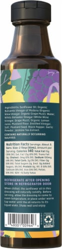 Sir Kensington's Keto & Paleo Dijon Balsamic Vinaigrette Gluten-Free Vegan Dressing & Marinade Perspective: back