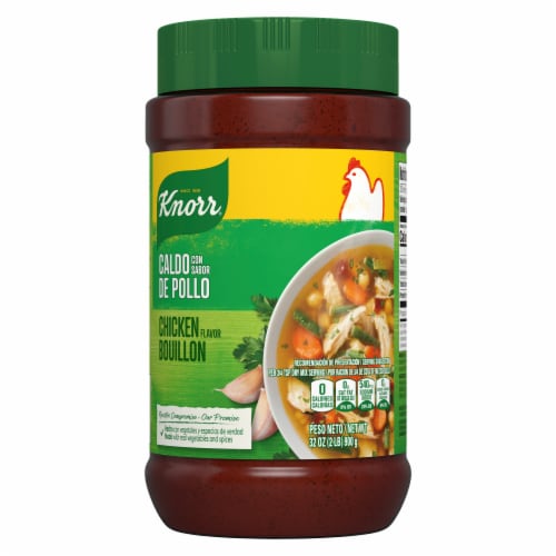 Knorr Chicken Bouillon Granulated Chicken Flavor Bouillon Perspective: back