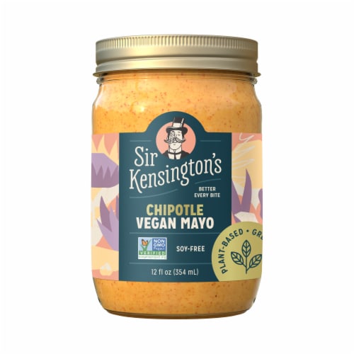 Sir Kensington's Chipotle, Vegan Mayo, Perspective: back