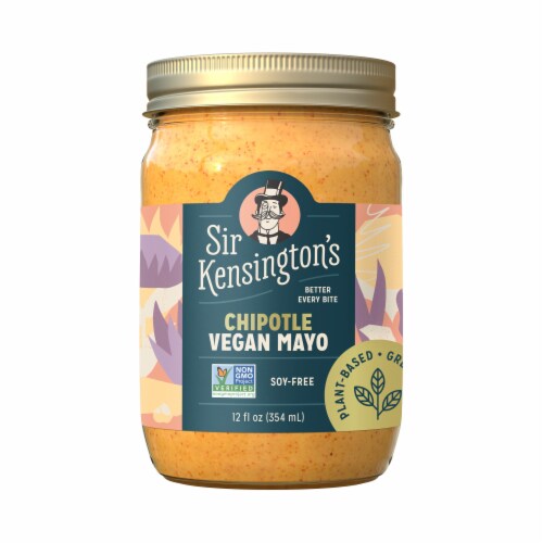 Sir Kensington's Chipotle, Vegan Mayo, Perspective: back