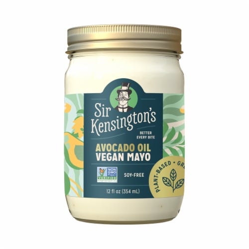 Sir Kensington's Avocado Oil Vegan Mayo Perspective: back