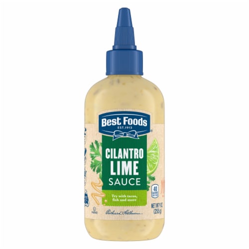 Best Foods Dairy-Free Cilantro Lime Sauce Dip Dressing Perspective: back