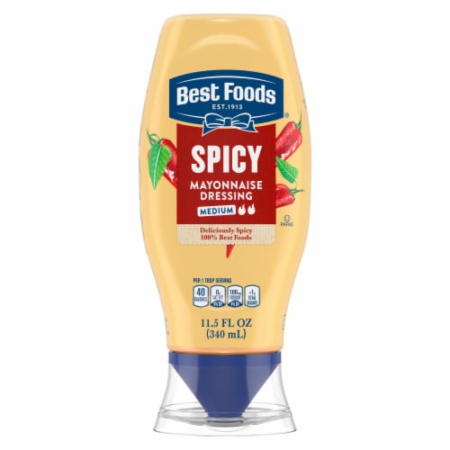 Best Foods Spicy Spicy Mayonnaise Perspective: back