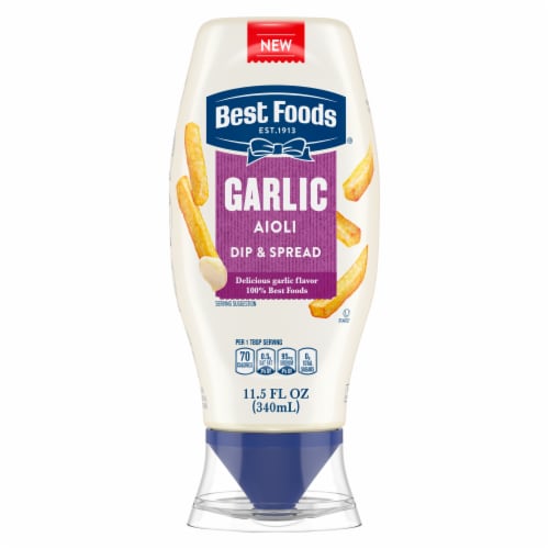 Best Foods® Garlic Aioli Dip & Spread Perspective: back