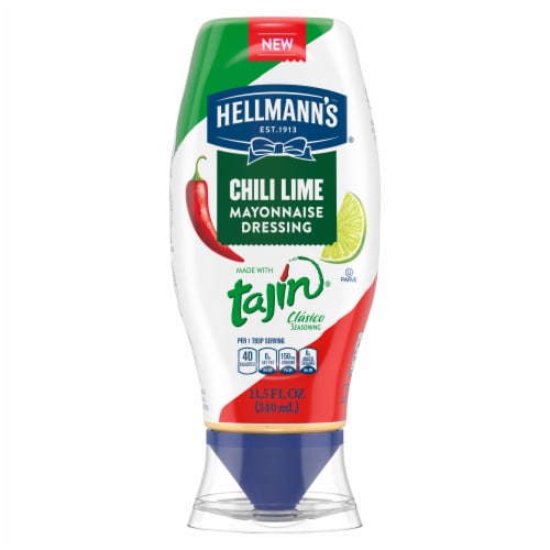 Hellmann's Chili Lime Mayonnaise Dressing Perspective: back