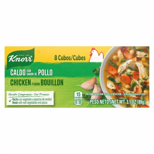 Knorr® Chicken Flavor Bouillon Cubes Perspective: back
