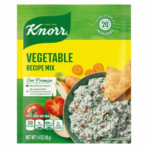 Knorr Vegetable Soup Mix and Recipe Mix Perspective: back