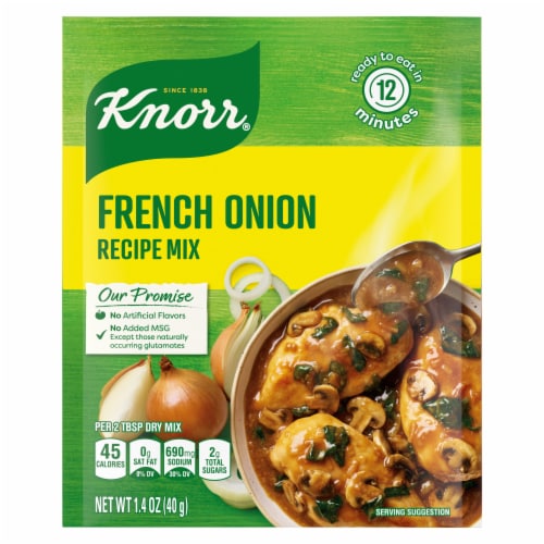 Knorr French Onion Soup Mix and Recipe Mix Perspective: back