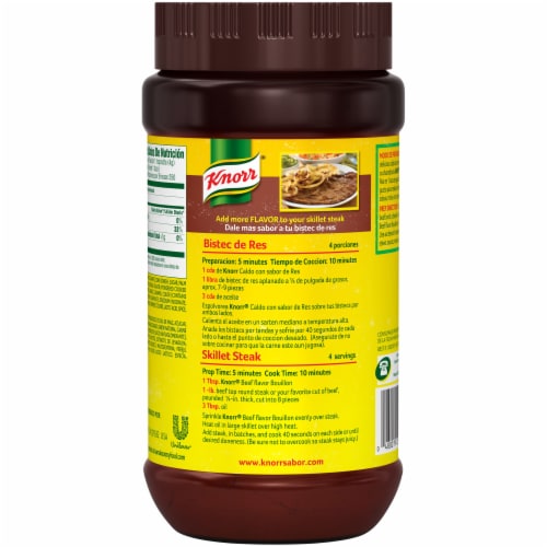 Knorr® Beef Flavor Bouillon Perspective: back