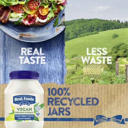 Best Foods Vegan Dressing And Spread Perspective: back