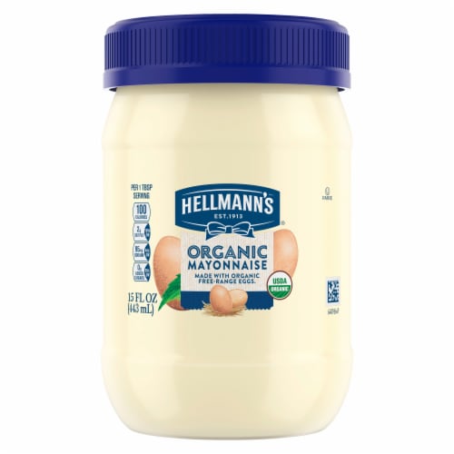 Hellmann's Original Organic Mayonnaise Perspective: back