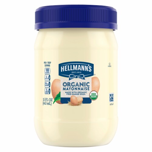 Hellmann's Original Organic Mayonnaise Perspective: back