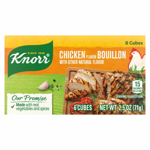 Knorr Chicken Cube Bouillon Perspective: back