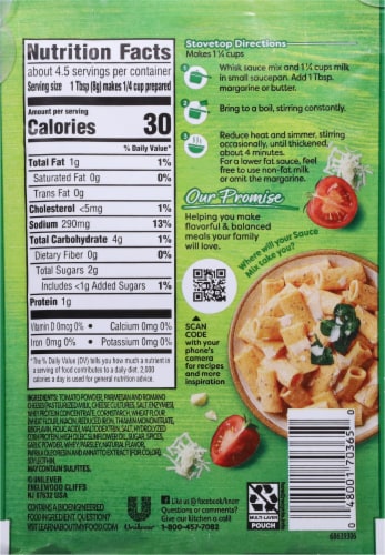 Knorr® Parma Rosa Sauce Mix Perspective: back