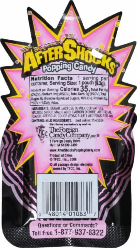 AfterShock® Cotton Candy Popping Candy Perspective: back