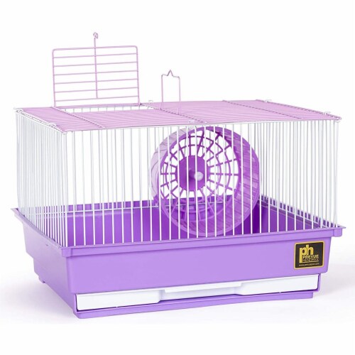 Prevue Pet Products Single Story Hamster and Gerbil Cage Purple Case of 1 Foods Co
