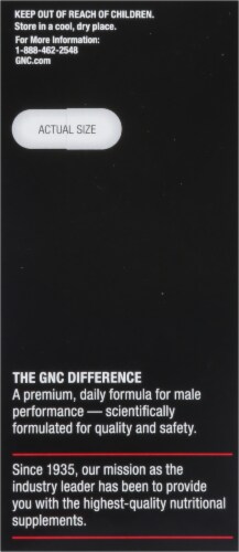 GNC Men's Staminol® Daily Sexual Health Supplement Perspective: back