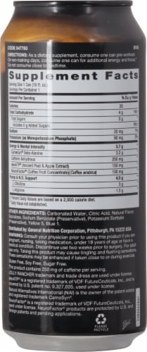 Beyond Raw® LIT™ Jolly Rancher Green Apple Dietary Supplement Perspective: back