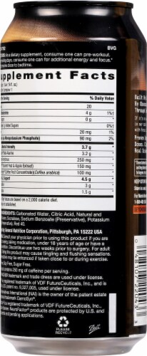 Beyond Raw® LIT™ Jolly Rancher Watermelon Energy Drink Can Perspective: back