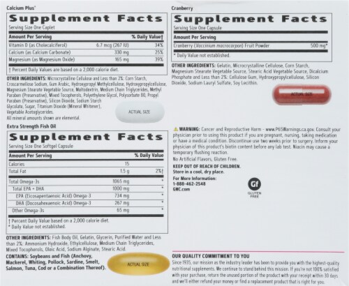 GNC Women's Health & Wellness Vitapak® Program Perspective: back