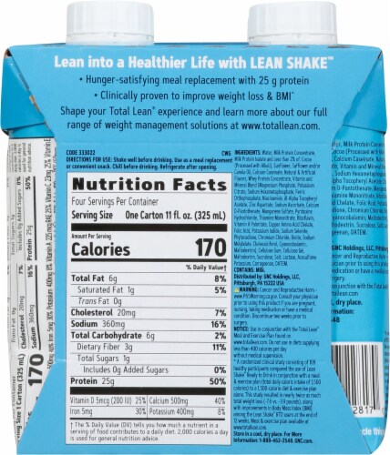 GNC Total Lean® Swiss Chocolate Lean Shake™ Perspective: back