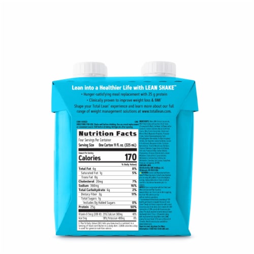 GNC Total Lean® Strawberries & Cream Lean Shake Perspective: back