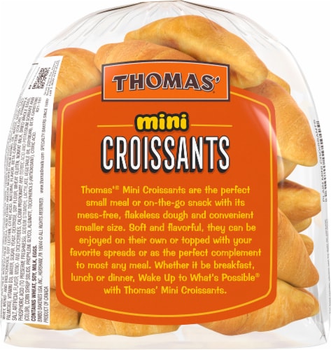 Thomas' Plain Mini Croissant Perspective: back