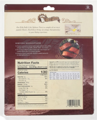Echo Falls® Hot Smoked Salmon Perspective: back