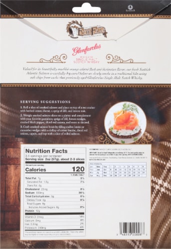 Echo Falls Whiskey Barrell Smoked Salmon Perspective: back