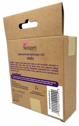 Swisspers Cotton Swabs Perspective: back