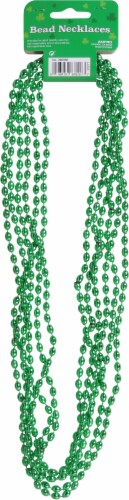 Ya Otta St Patrick's Metallic Green Necklaces Perspective: back
