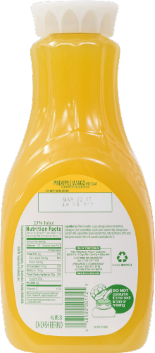 Tropicana Pineapple Mango with Lime Perspective: back