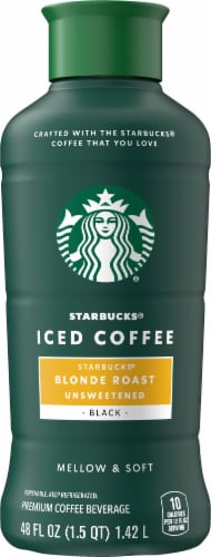 Starbucks® Blonde Roast Unsweetened Iced Coffee Perspective: back