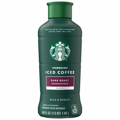 Order Starbucks Iced Coffee, Unsweetened Medium Roast, Plastic Bottles