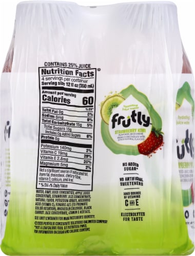 Frutly Strawberry Kiwi Hydrating Juice Water Perspective: back