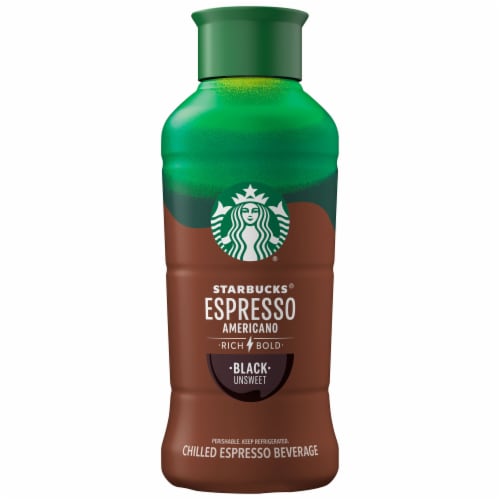Starbucks® Black Unsweet Espresso Americano Coffee Drink Perspective: back