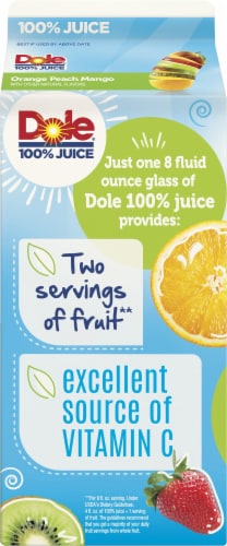 Dole orange peach deals mango juice