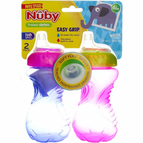 Nuby Gripper Sippy Toddler Cup, 10 oz - Fry's Food Stores