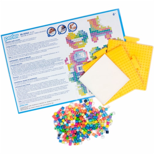 Perler Fused Bead Bucket Kit-Tie Dye Perspective: back