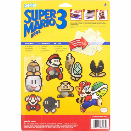 Perler Super Mario Brothers 3 Fused Bead Kit Perspective: back