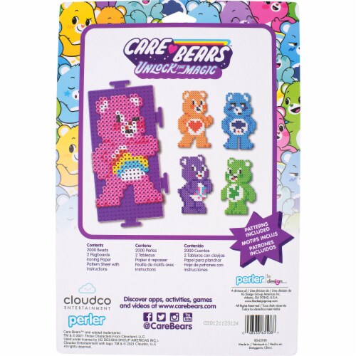Perler™ Care Bears Fused Bead Activity Kit Perspective: back