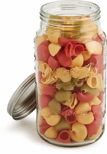 Mason Craft & More Glass Jar with Handle and Lid - Clear, 32 oz - Fred Meyer