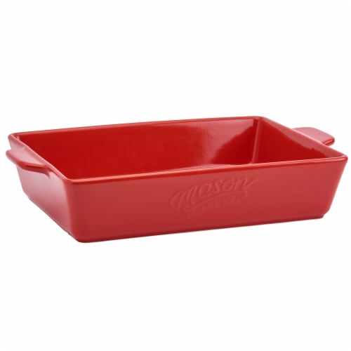 Tabletops Unlimited Mason Ceramic Bakware Set - Red Perspective: back
