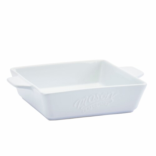 Tabletop Unlimted Mason Ceramic Bakeware Set - White Perspective: back