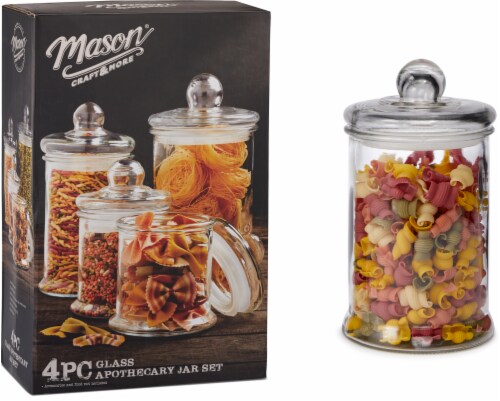 Mason Craft & More® Apothecary Jar Set Perspective: back